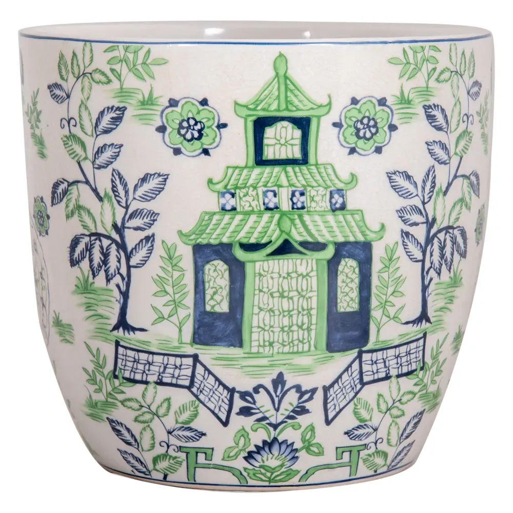 Cachepot Decorativo Green Temple G