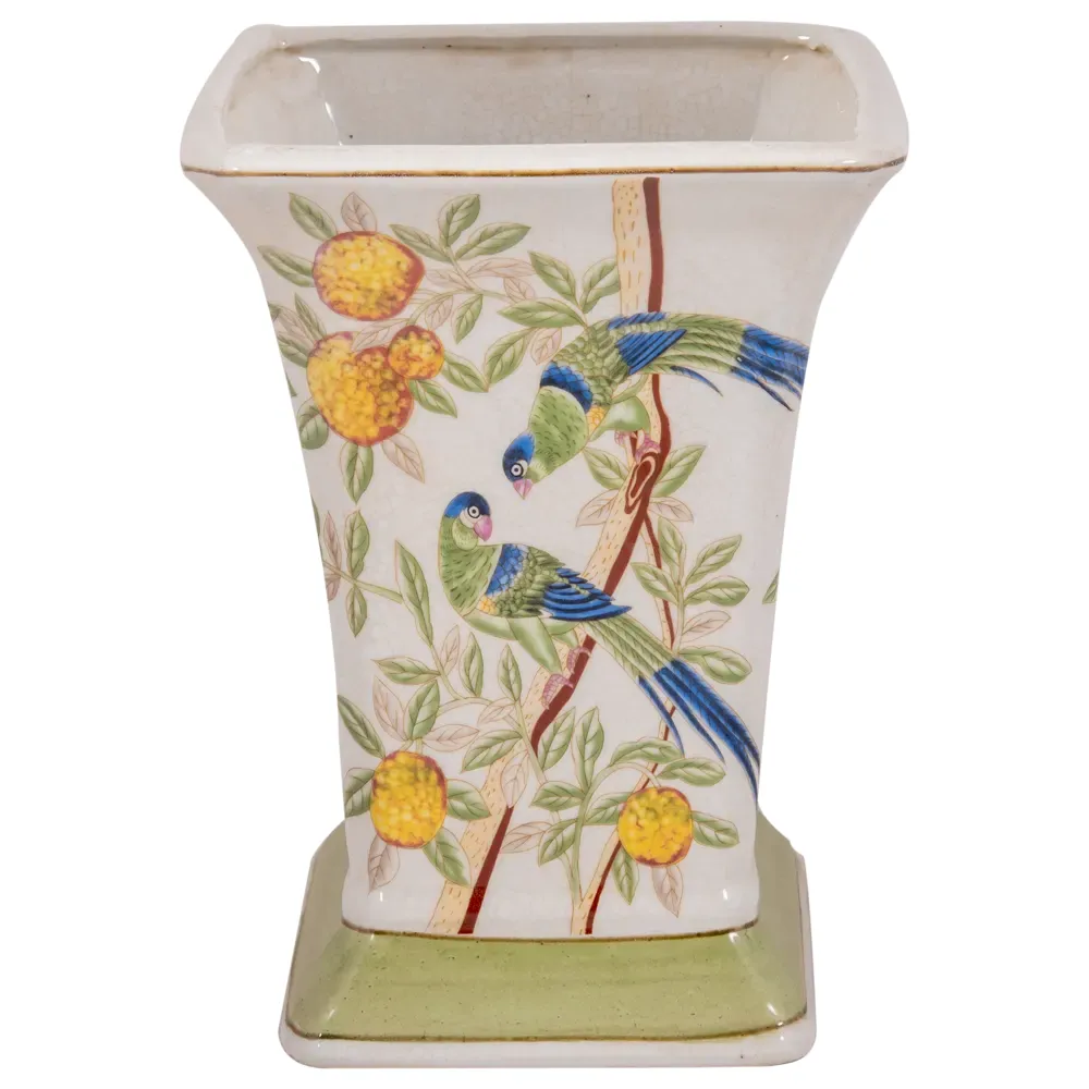 Vaso Decorativo Lemon Birds