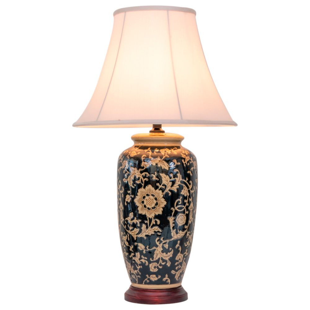Abajur Decorativo De Porcelana Crimped | Ilumine Sua Elegância | Maria Pia Casa