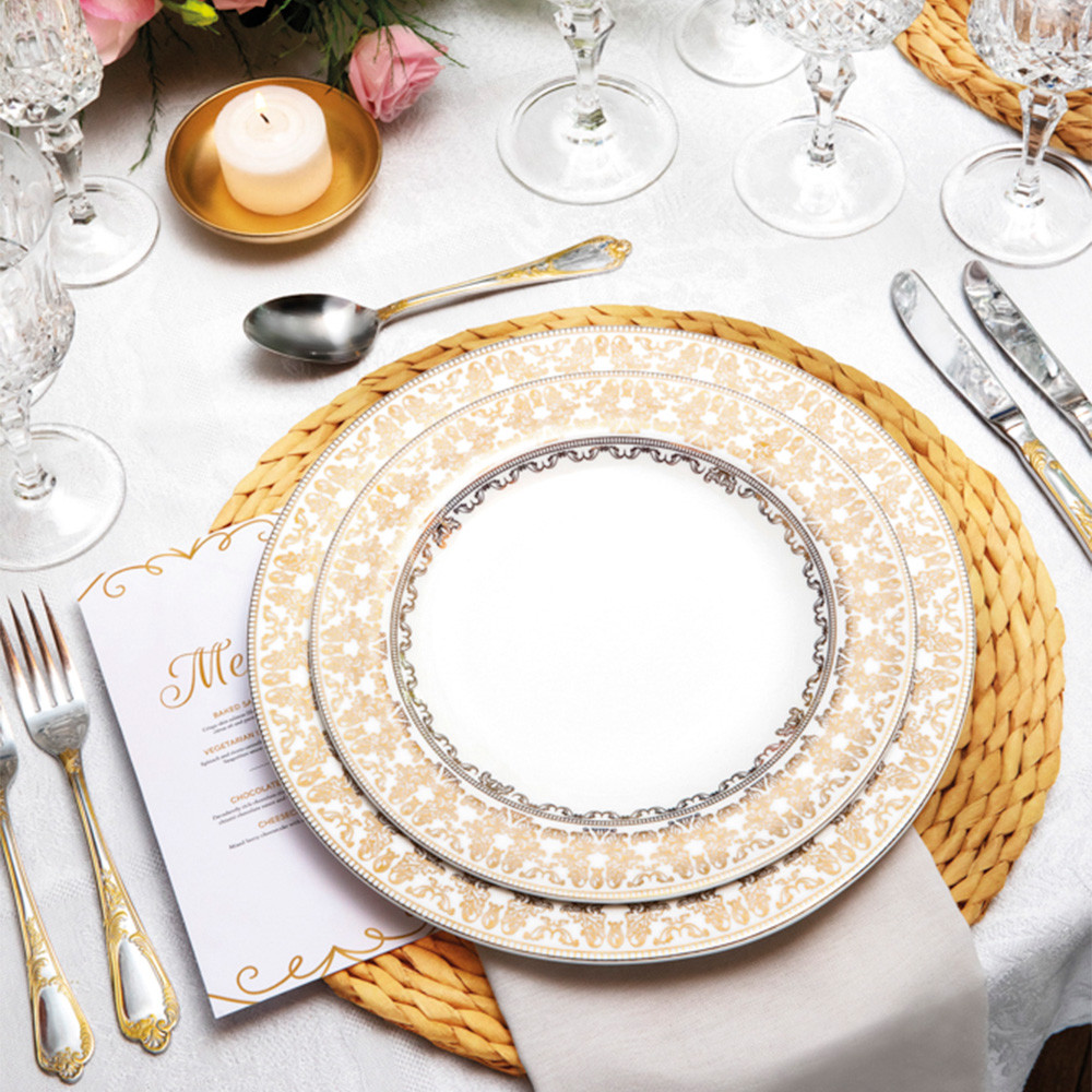 Aparelho De Jantar 30 Peças Lumiere – Strauss - Maria Pia Casa