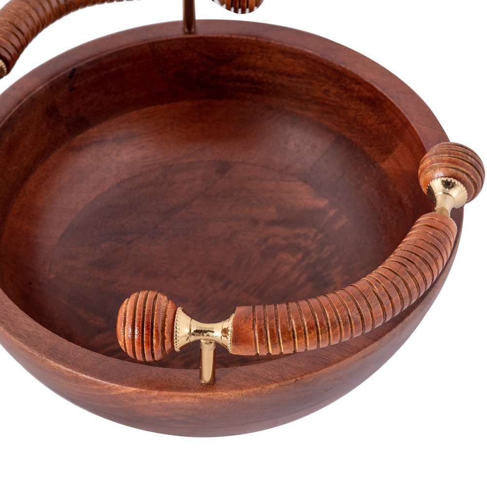 Bowl De Madeira Nilo I | Maria Pia Casa