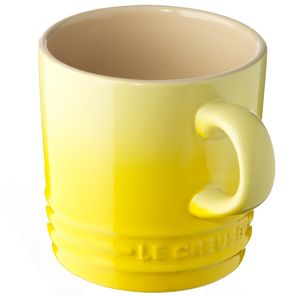 Caneca de Chá 350ml Cerâmica - Amarelo Soleil