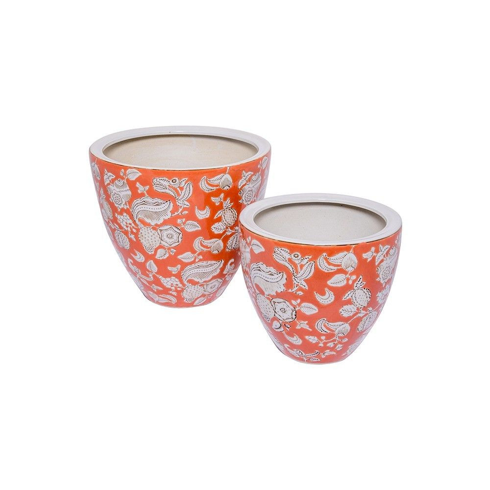 Conjunto com 2 Vasos de Porcelana Laem – Maria Pia Casa