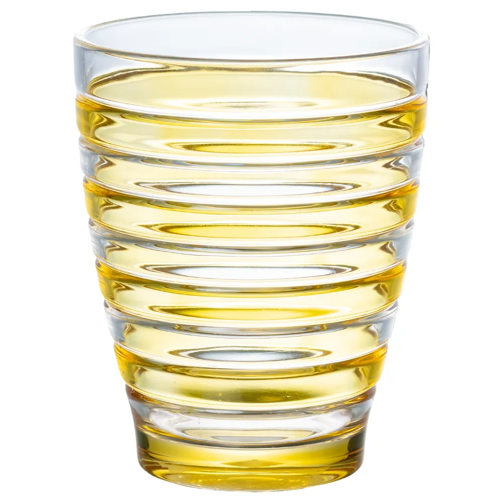 Copo Baixo De Acrílico Amarelo 400 ml Orla | Maria Pia Casa