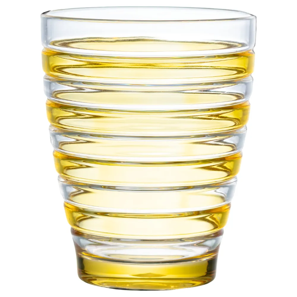 Copo Baixo De Acrílico Amarelo 400 ml Orla | Maria Pia Casa