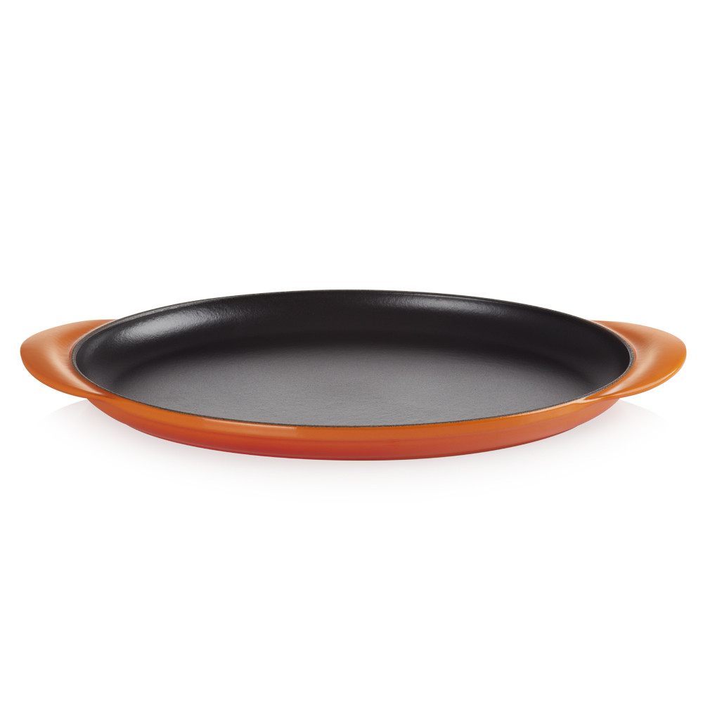 Grelha Oval Tradicional - 31cm - Le Creuset - Laranja