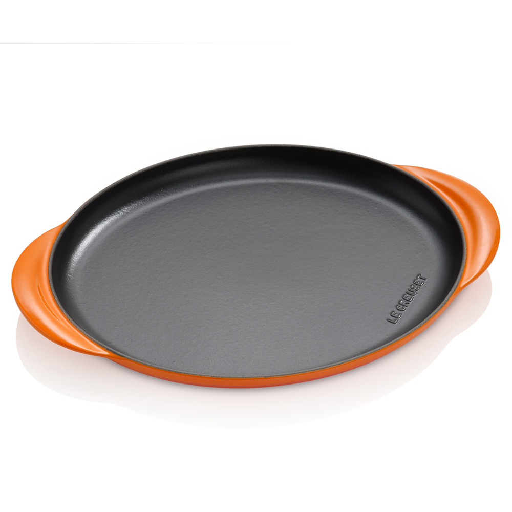 Grelha Oval Tradicional - 31cm - Le Creuset - Laranja