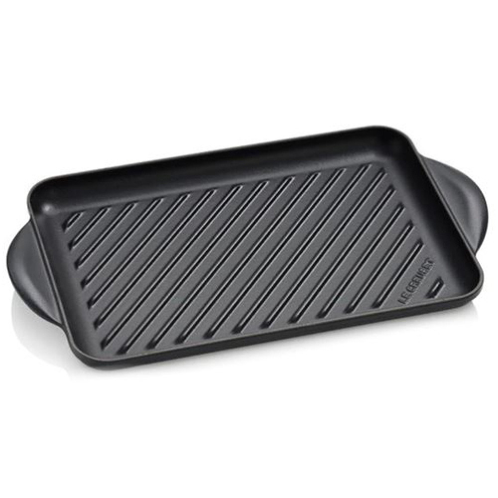 Grelha Retangular Tradicional - 32cm - Le Creuset - Maria Pia Casa