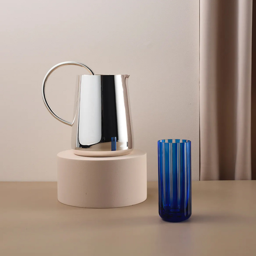 Silver Loops Pitcher by St. James | Designed by Brunno Jahara | Elegance Meets Functionality | Maria Pia Casa