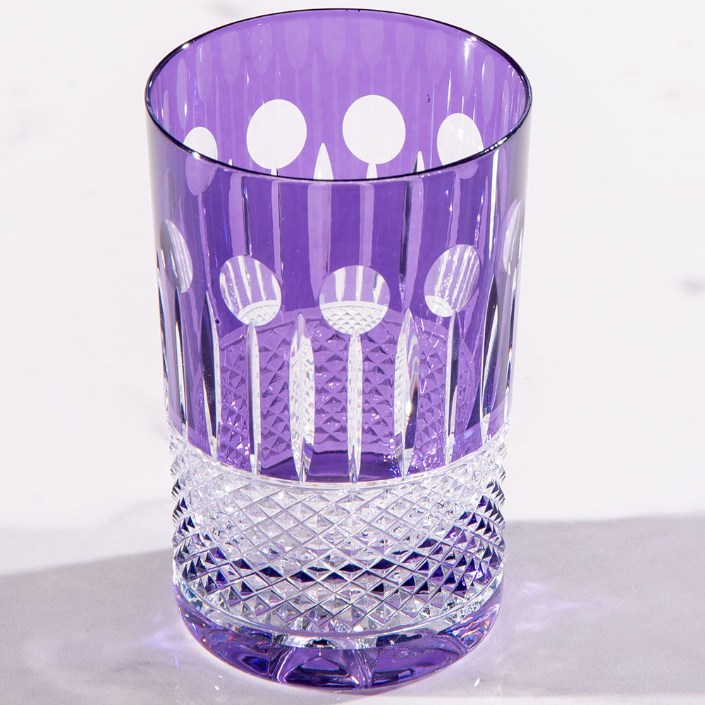 Copo de cristal Lodz para Licor de 130 ml – Violeta - Maria Pia Casa