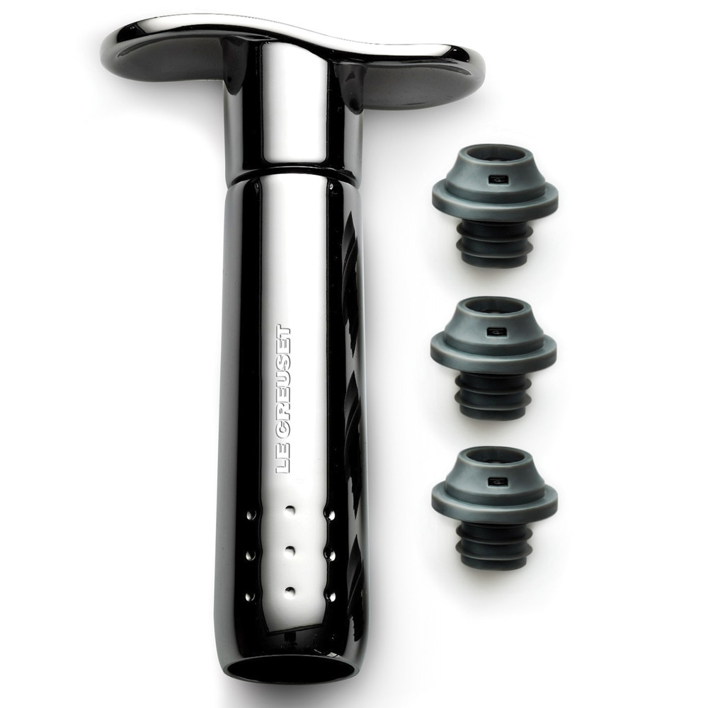 Kit Bomba a Vácuo Metal Black Níquel - Le Creuset