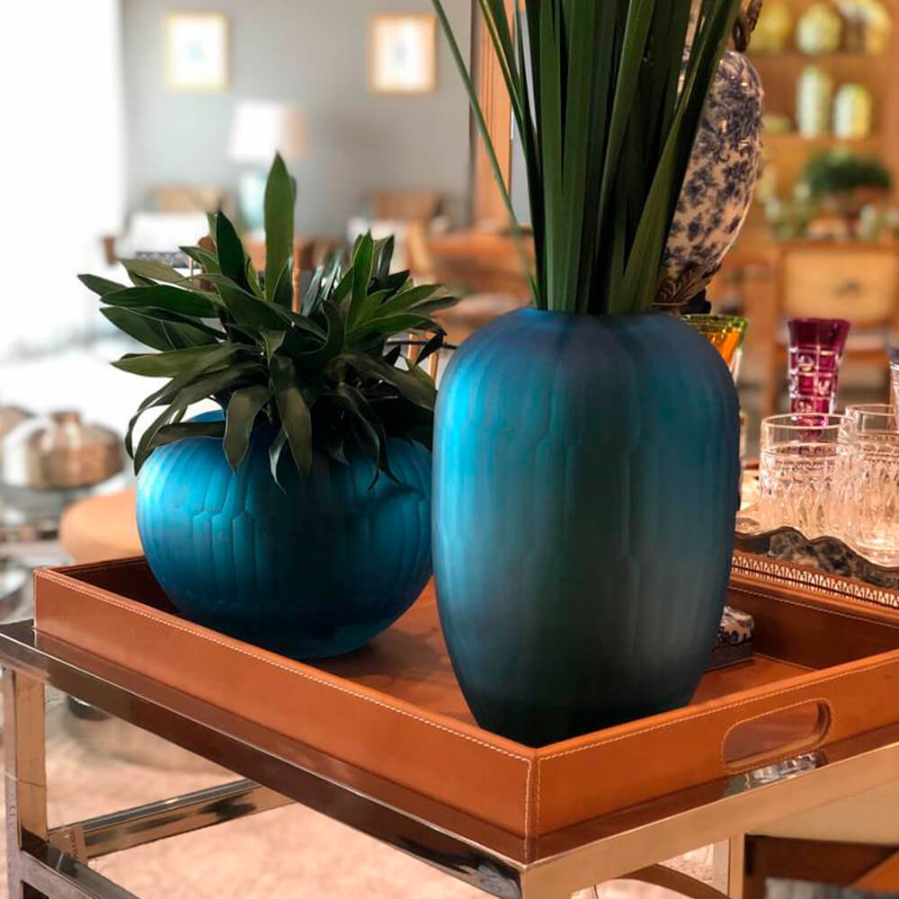 Vaso de Vidro Decorativo Tawy | Maria Pia Casa