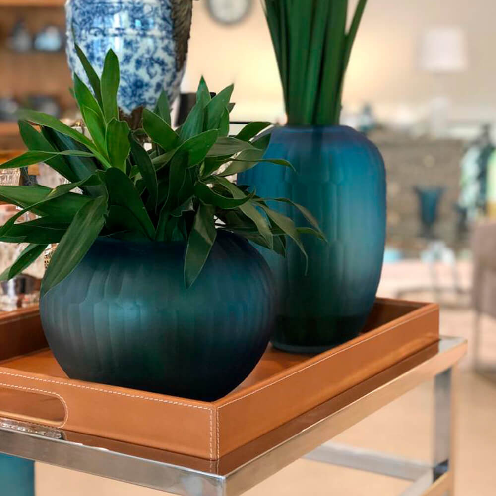 Vaso de Vidro Decorativo Tawy | Maria Pia Casa