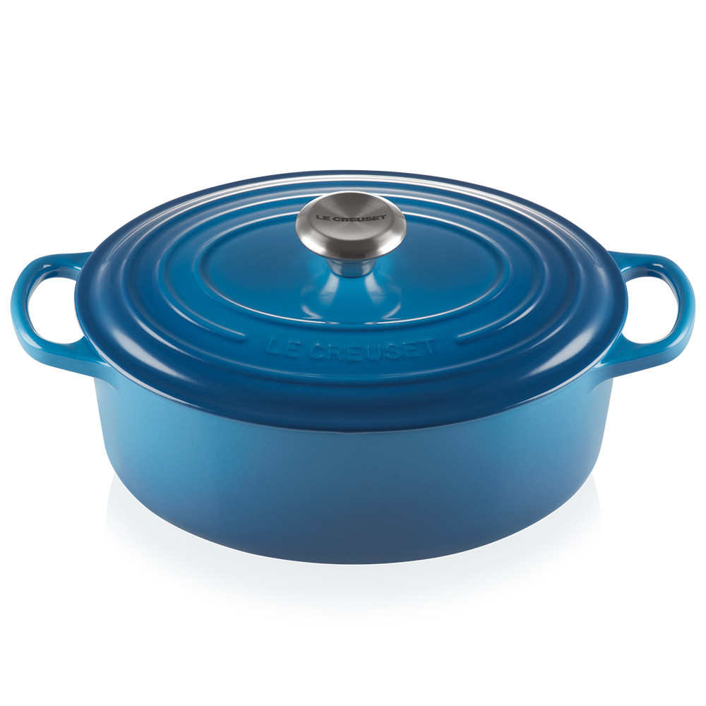 Panela Oval Signature - Le Creuset - Azul Marseille