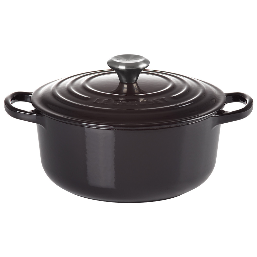 Panela Redonda Signature - 20cm - Le Creuset - Black Onix