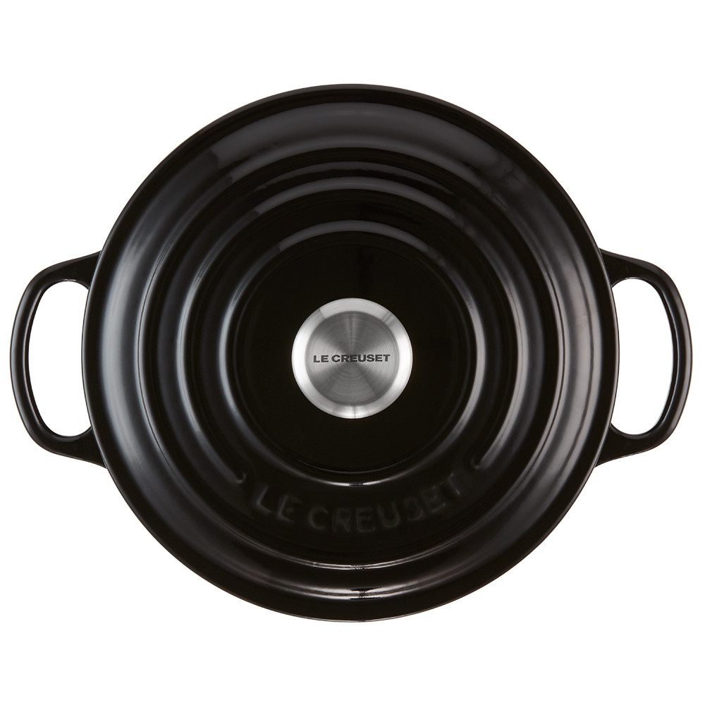 Panela Redonda Signature - 20cm - Le Creuset - Black Onix