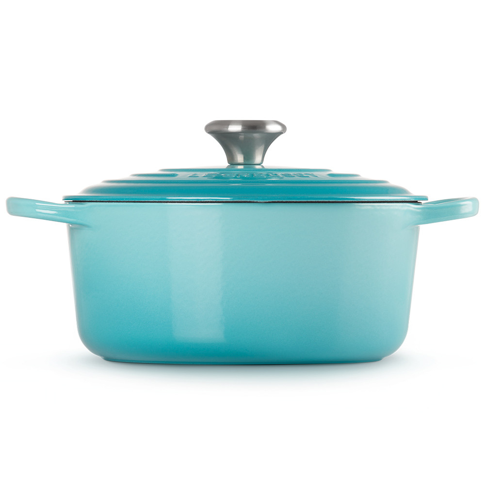 Panela Redonda Signature - 26cm - Le Creuset - Azul Caribe
