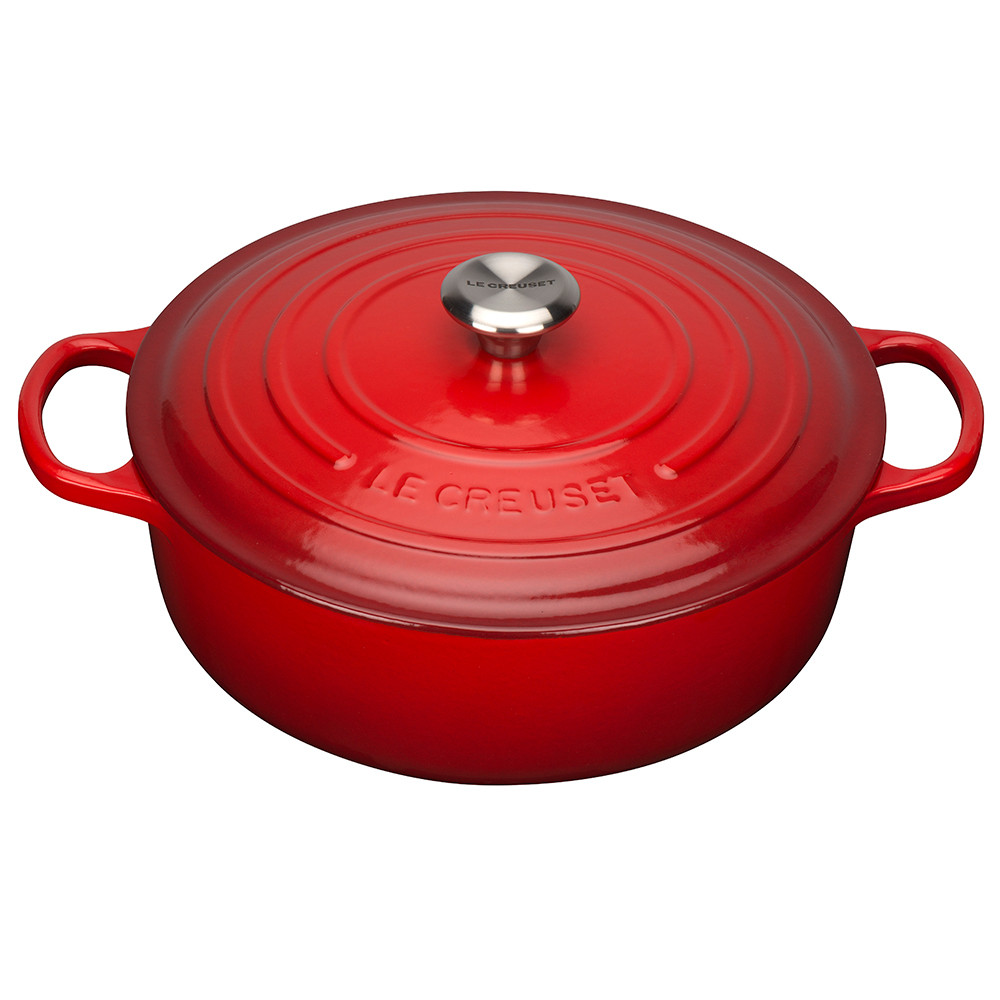 Panela Risotto Signature - 30cm - Le Creuset - Vermelho - Maria Pia Casa