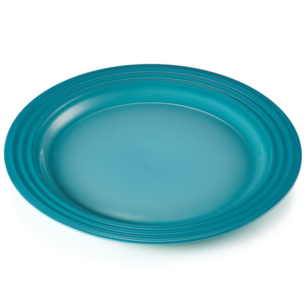 Prato Redondo Raso - 22cm - Le Creuset - Azul Caribe