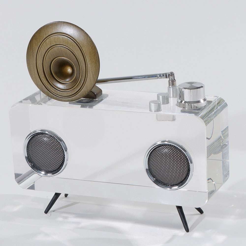 Rádio Decorativo De Cristal Morize | Maria Pia Casa