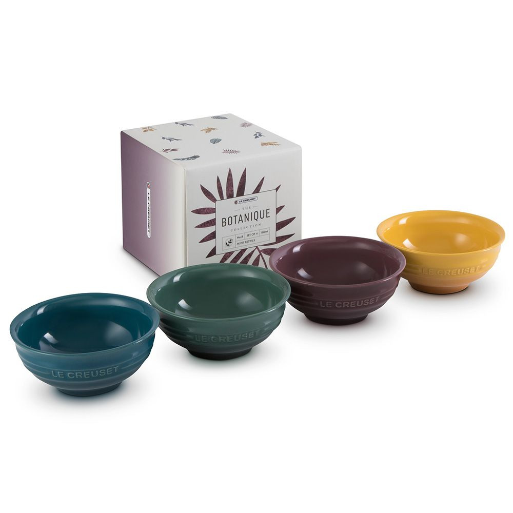 Set 4 Mini Bowls 10Cm Botanique Collection Le Creuset