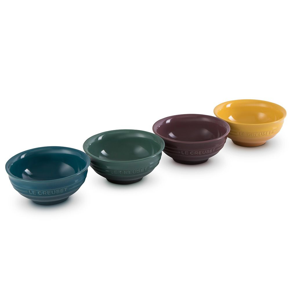 Set 4 Mini Bowls 10Cm Botanique Collection Le Creuset