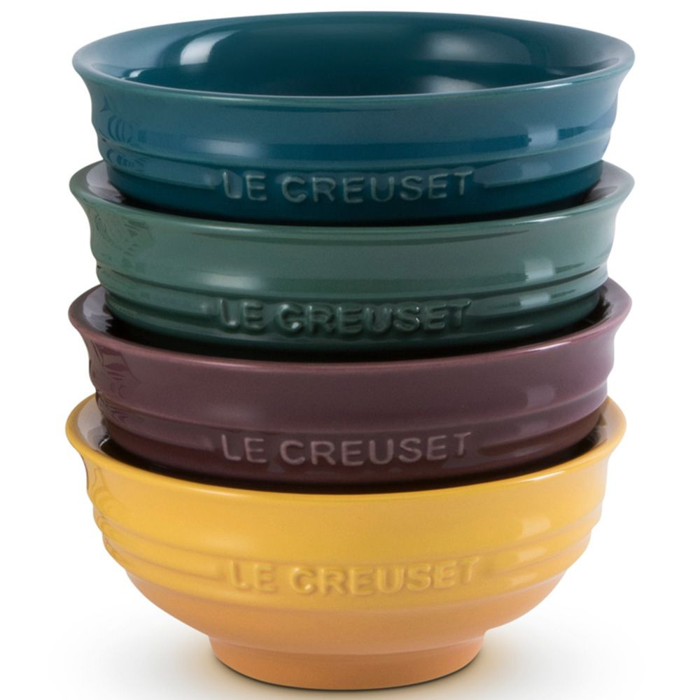 Set 4 Mini Bowls 10Cm Botanique Collection Le Creuset