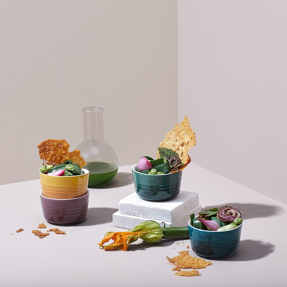 Set 4 Mini Ramekins Botanique Collection Le Creuset