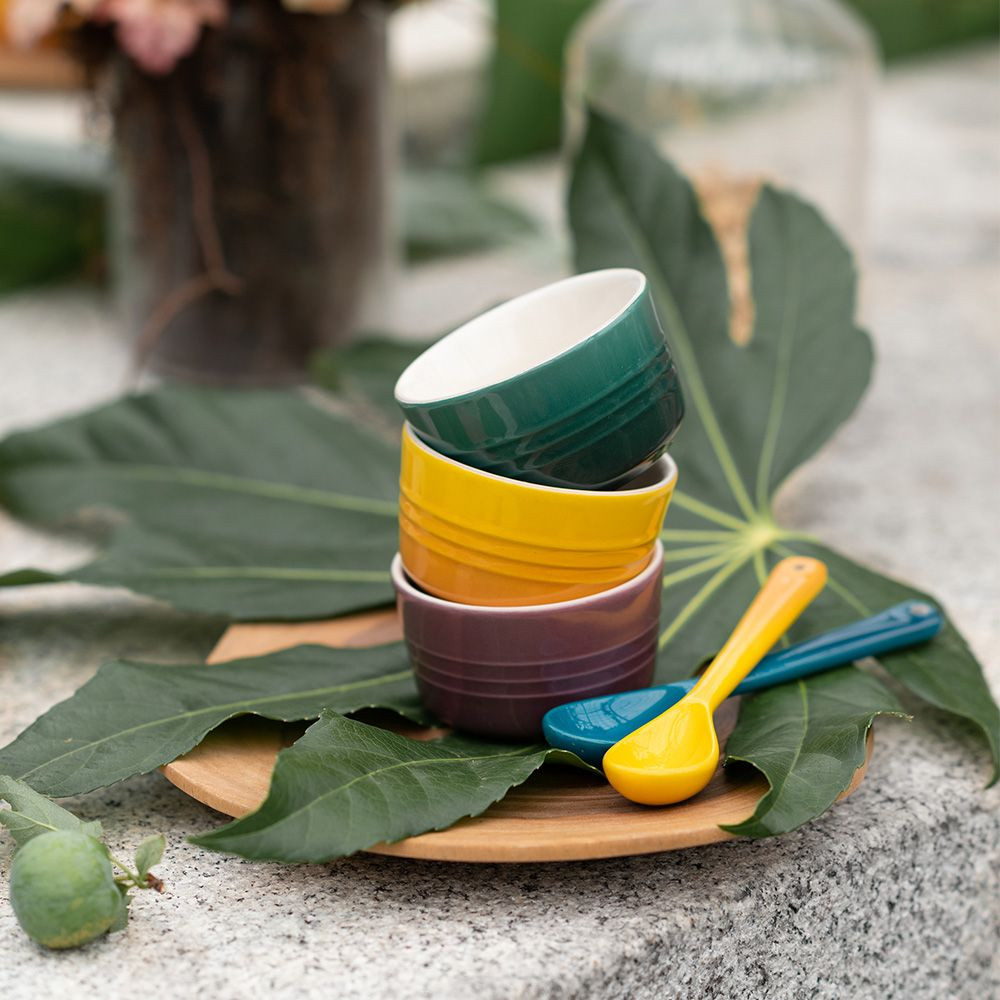 Set 4 Mini Ramekins Botanique Collection Le Creuset