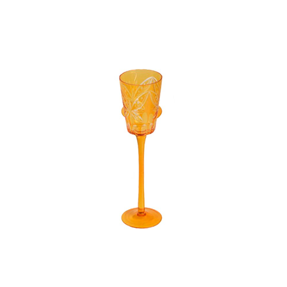 Taça de Vidro 400 ml Farfalle III Ambar - Maria Pia Casa