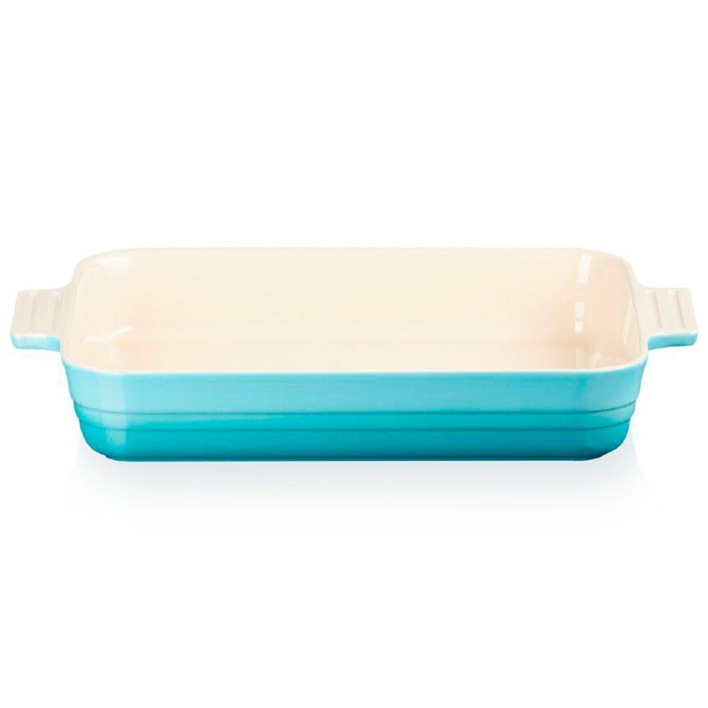 Travessa Retangular 25Cm (Classic) Azul Caribe Le Creuset