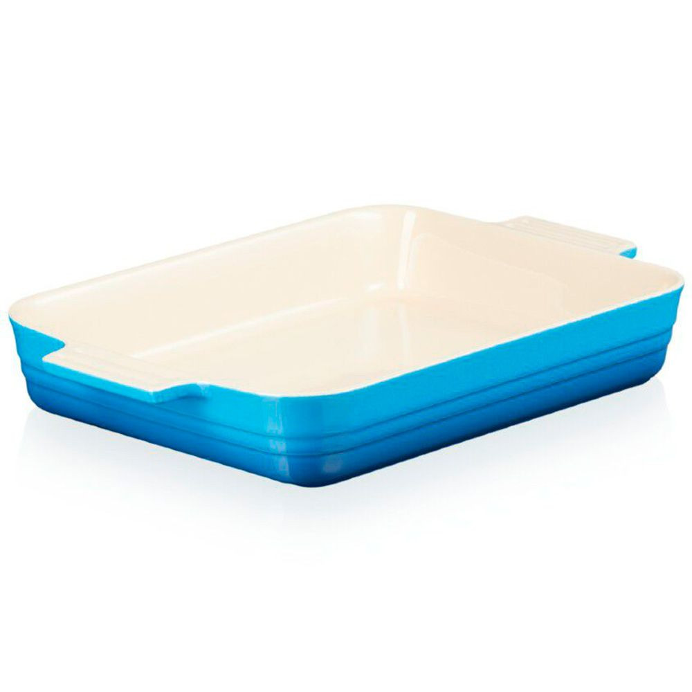 Travessa Retangular 32Cm (Classic) Azul Marseille Le Creuset