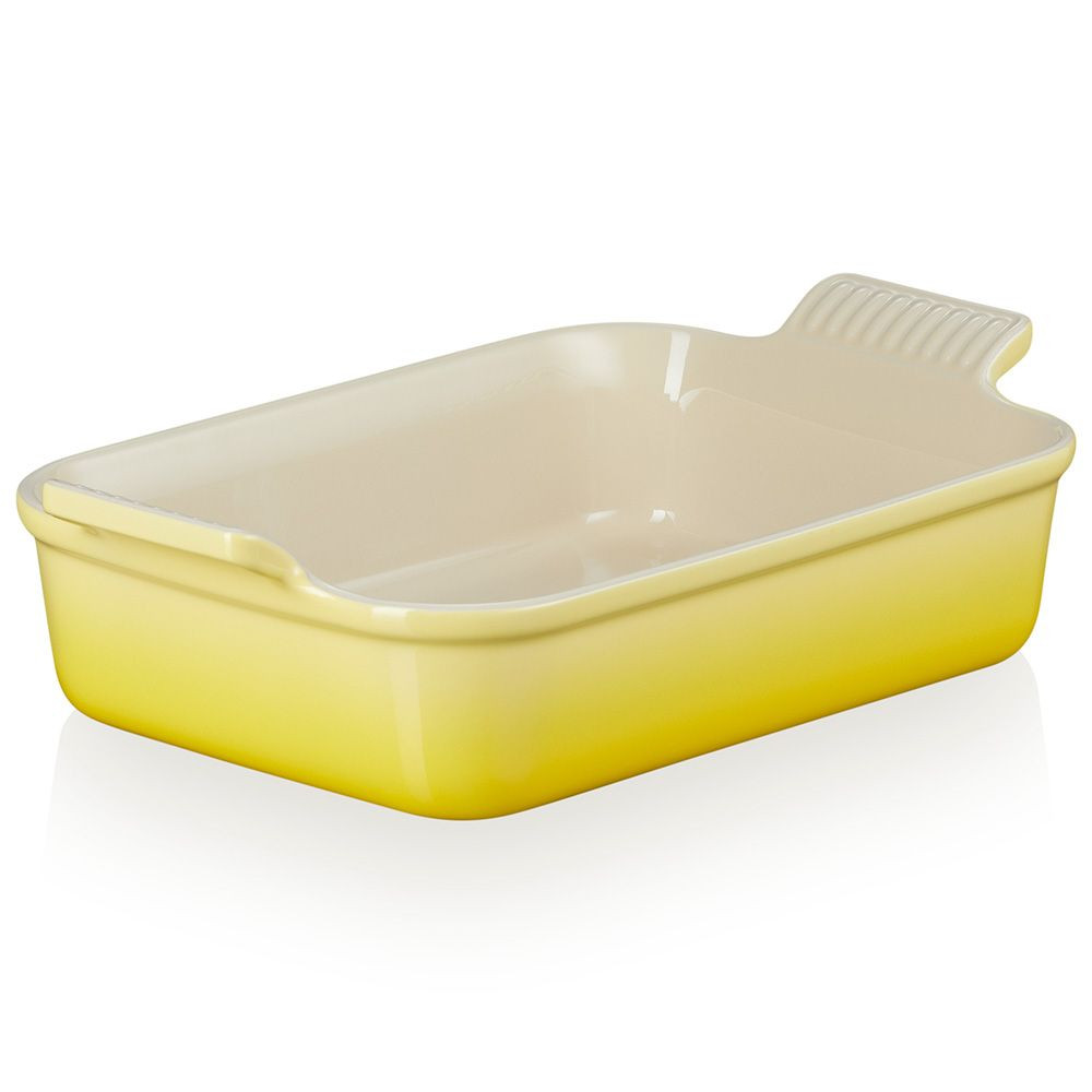 Travessa Retangular 32Cm (Heritage) Amarelo Soleil Le Creuset