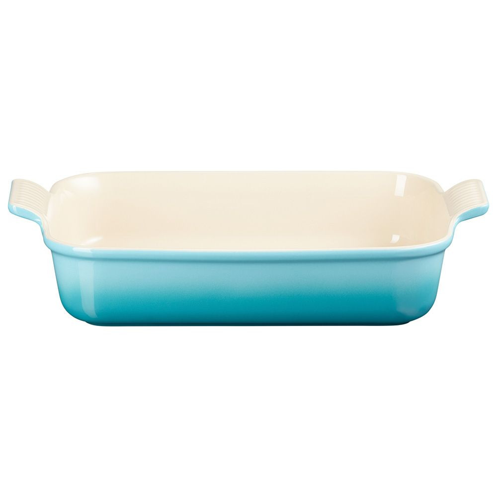 Travessa Retangular 32Cm (Heritage) Azul Caribe Le Creuset