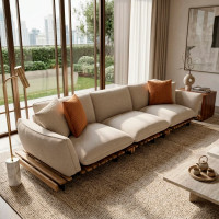 Sofá Twill Algodão e Linho | Maria Pia Casa