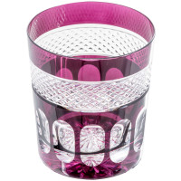 Lodz 280ml Burgundy Wierzchy Crystal Cup | Maria Pia Casa