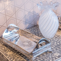 Bandeja Decorativa Banho de Prata Minot – Maria Pia Casa