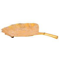 Bandeja de Metal Média Golden Shell - Maria Pia Casa 