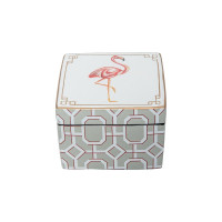 Caixa de Porcelana Flamingo G – Maria Pia Casa