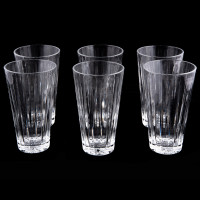 Conjunto de 6 Copos De Cristal Lodz - Transparente – Maria Pia Casa