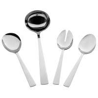 Kit para Servir New Spring Inox St. James 4 Peças | Com Caixa Litografada | Maria Pia Casa
