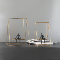 Man On Swing Sculpture II | Maria Pia Casa