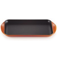 Grelha Extra Grande - 40cm - Le Creuset - Laranja