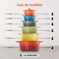 Panela Redonda Le Creuset Meringue 26cm 