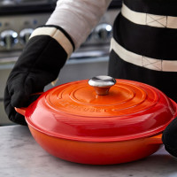Luva Para Forno De Algodão Vermelho Le Creuset