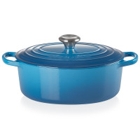 Panela Oval Signature - Le Creuset - Azul Marseille