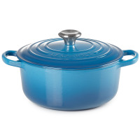 Panela Redonda Signature - 22cm - Le Creuset - Azul Marseille