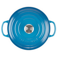 Panela Redonda Signature - 22cm - Le Creuset - Azul Marseille