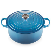 Panela Redonda Signature - 28cm - Le Creuset - Azul Marseille