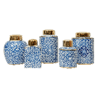 Pote de Porcelana Volpi – Maria Pia Casa